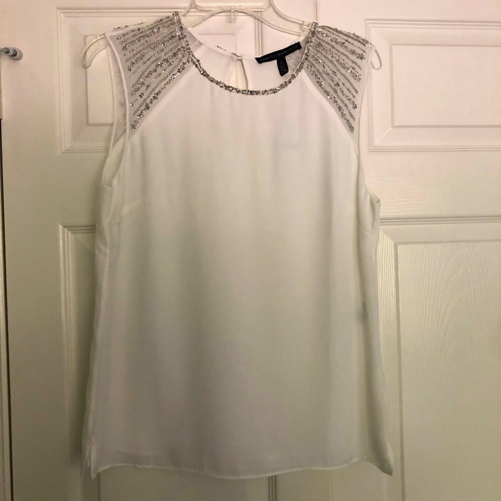WHBM Beaded Blouse